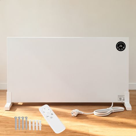 TolleTour Panel calefactor infrarrojo híbrido 1000 W WiFi App mando táctil pared y suelo (1/5)