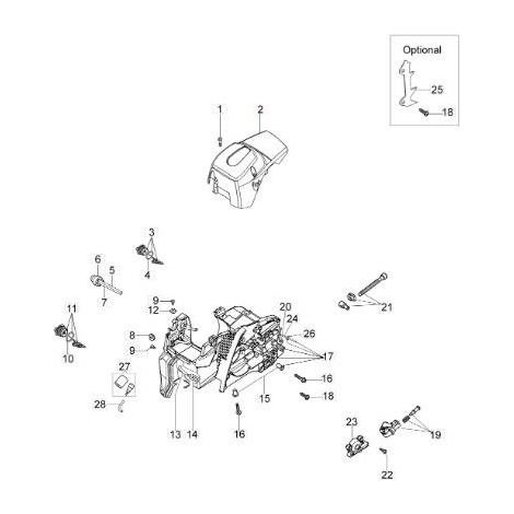 CUBIERTA DE MOTOR ORIGINAL EMAK 50240020R