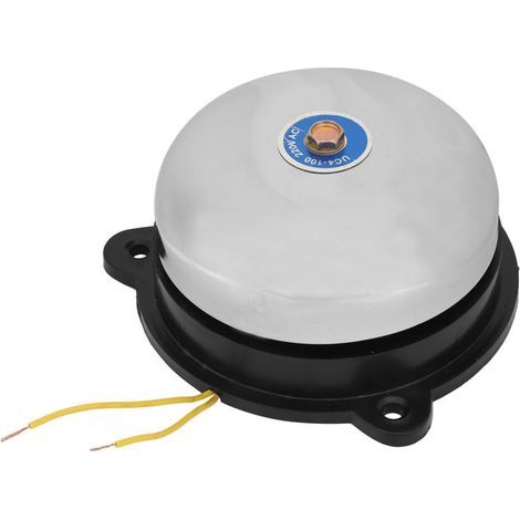 Elektrische Edelstahlklingel, 4 Zoll, 220 V, 10 W, interner Schlagmechanismus, funkenfrei für hörbares Signal (1/5)