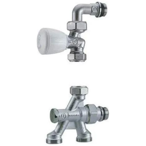 Einrohrhahn mit Rohrkaliber Durchm. 16 / Achsabstand 3,5 cm