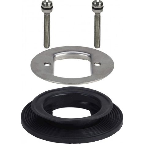 Tornillos, brida y junta para desagüe de ducha TEMPOPLEX con orificio de 52 mm