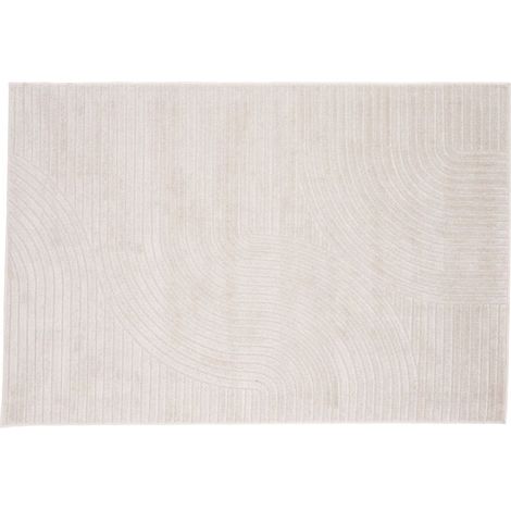 Tapis Déco "Vince Solar" 240x340cm Blanc (1/5)