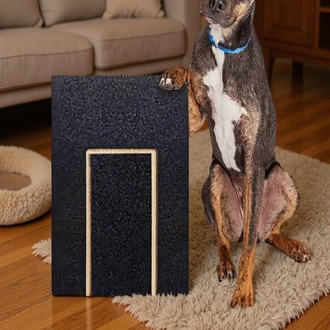 Dog Nail Scratchboard - Ausziehbarer -Nagelschleifer Holzkratzer - Hundetrimmbrett Kratzspielzeug für kleine, mittelgroße und große Hunderassen