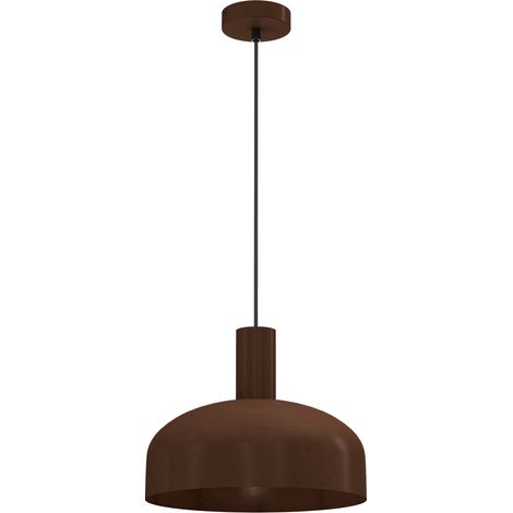Skandinavische Pendelleuchte für Küche und Wohnzimmer, Schokoladenbraun, Ø 30 cm, 1x E27, 60 W, VISBY Milagro