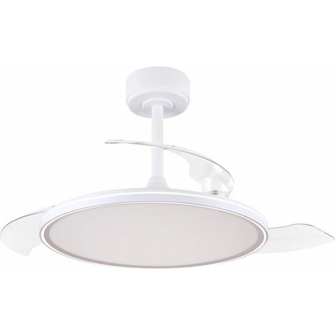 Ventilador de Techo RetrÃ¡ctil 91 cm  3 Aspas Transparentes  6 Velocidades  Ventilador de Techo para Hogar (1/5)