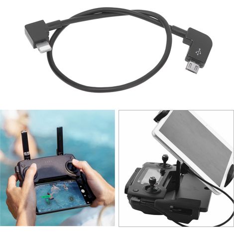 Câble micro USB pour pièces détachées radiocommandées, accessoire de remplacement compatible avec le drone MAVIC MINI (interface iOS vers microUSB) (1/5)