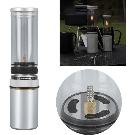 Lampe à gaz de camping, éclairage d'ambiance pour camping, petite lampe à gaz à cartouche de gaz, lampe à gaz, éclairage de camping (1/5)