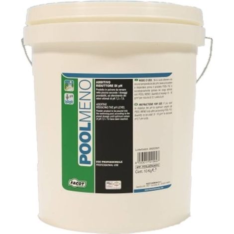 Facot Chemicals Additivo riduttore di pH per acque di piscine-fontane Poolmeno  POOLMENOK010 (1/2)