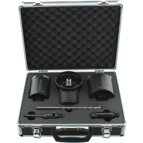 Diamant Dosensenker Ø 68 mm / Ø 82 mm mit Absaugung im Set