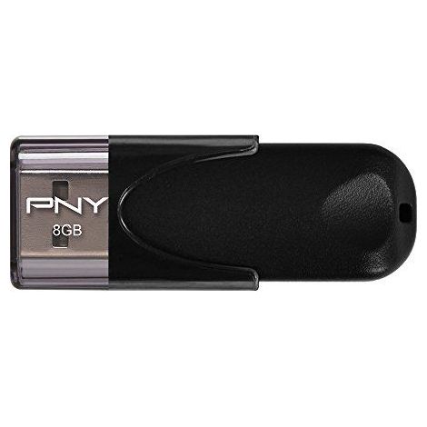 PNY Attaché 4 USB-Stick 8 GB USB Typ-A 2.0 Schwarz