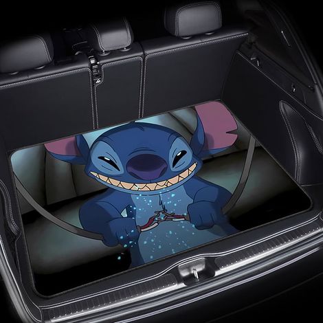 Tapis pour coffre de voiture, tapis de protection contre la poussière, résistant à l'usure et à la saleté, facile à entretenir - 75 x 100cm [Velours cristal, fond en plastique]