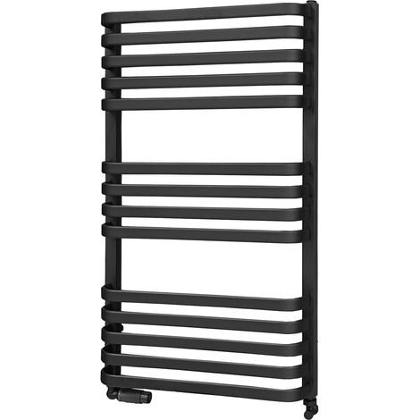 LUXRAD Piatto Badheizkörper 93,4x53 cm ZBD schwarz 516W