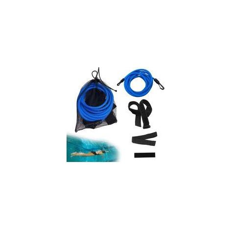 Schwimmgummiband für den Pool, 3 m verstellbarer Trainingsschwimmgürtel, Widerstands-Schwimmgummiband, Schwimmgummiband für Erwachsene und Kinder (1/5)