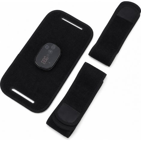 Ceinture Lombaire de Luminotherapie Rouge Noire, 60 LED 660/850 nm, Infrarouge, Rechargeable 5000 mAh, Minuterie