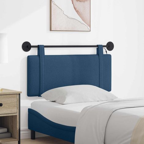 vidaXL Cabecero colgante Azul Tela (1/5)