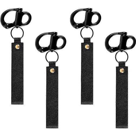 Manille à dégagement rapide pour masque ARI - Équipement pour pompiers et marins avec poignées en cuir, acier inoxydable (1/5)