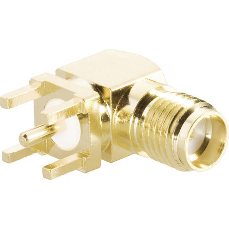TRU COMPONENTS 1579421 Connecteur SMA à polarité inversée embase femelle horizontale 1 pc(s)