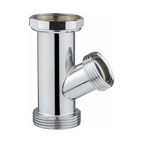 Canotto mf c/attacco lavatrice + curva cromo  1" 1/4DEBOR (1/2)