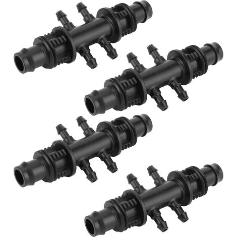 10 Stacheldraht-Reduzierstücke 16 mm auf 4/7 Adapter für Gartenbewässerungszubehör (1/5)