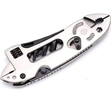 Couteau Pliant Pince, Réglable Couteau De Poche Pince Outil Clé (1/5)