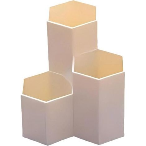 Stiftehalter Sechseckiger Organizer Büroaccessoires Schreibtischablage Multifunktional Minimalistisches Design Ideal zur Aufbewahrung von Stiften (1/5)