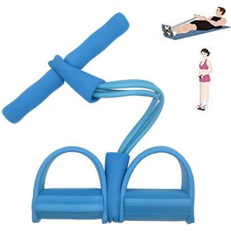 Elastic resistance band for stretching, arm, leg, and waist training