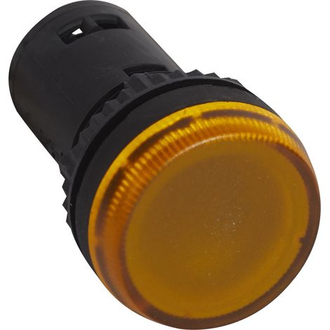 Voyant monobloc avec LED intégrée IP69 Osmoz complet jaune 130 V LEGRAND 024609 (1/2)