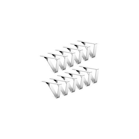 Lot de 12 Pinces à Nappe en Acier Inoxydable, Pinces de Table Robustes pour Pique-nique et Restaurant, Supports de Nappe Résistants (1/4)