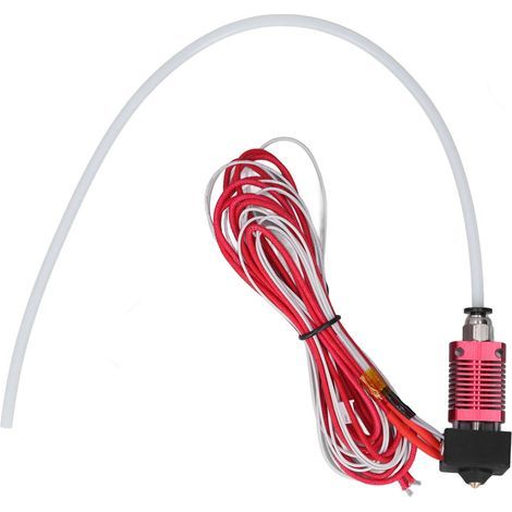 Tête d'extrusion pour imprimante 3D CR10, Bloc chauffant aluminium 12V avec couverture silicone pour hotend (1/5)