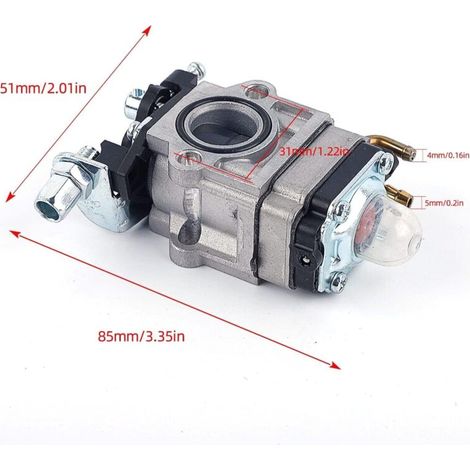 Carburatore per decespugliatore da 52cc, 49cc e 43cc, carburatore multifunzionale 4 in 1 40F-5/44F-5 (Immagine principale) (1/3)