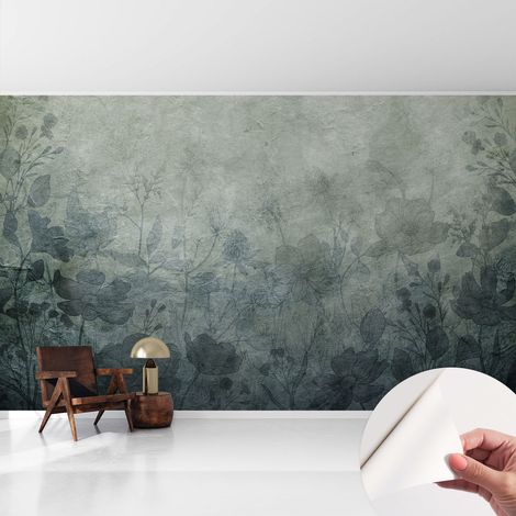 Selbstklebend Tapete modern - Wanddeko für Küche - Klebefolie Wand - luxus Look Pflanzliche Eleganz 416x254 cm (1/5)