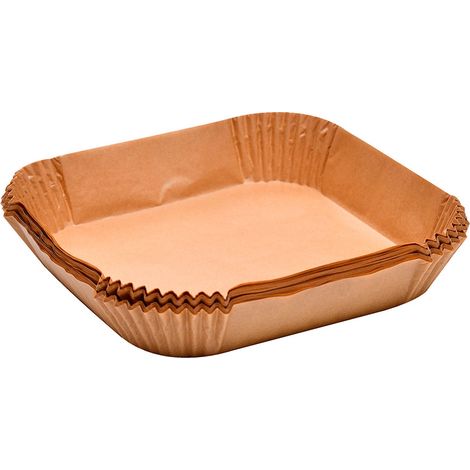 Piatto quadrato in carta per friggitrice ad aria Foodies MP, 20 x 20 cm, 50 pezzi