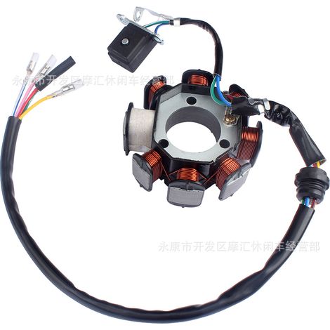 Off-road motorcycle Little Eagle Apollo CRF50/70 four-eyed ghost face headlight LED headlight cover (1/5)