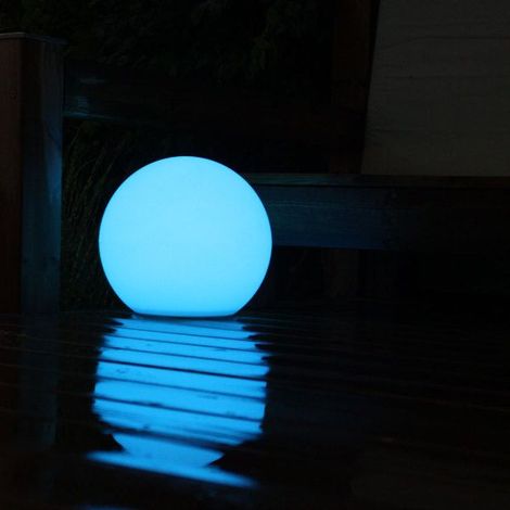 Boule solaire Luna diam 38cm - changing color WATT&HOME 401159 (1/4)