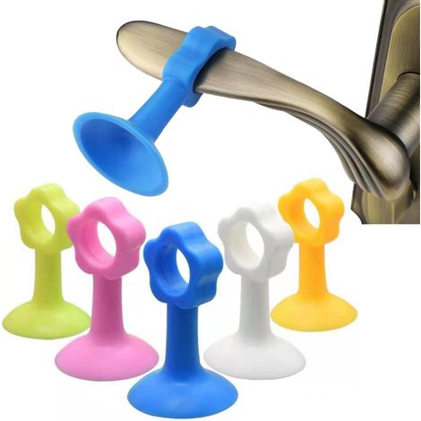 6 Butees Porte Silicone Protection Murs (1/4)