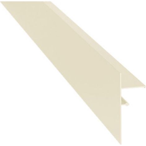 Jouplast – Profilé de finition clipsable aluminium 70mm – Finition blanche Pearl RAL 1013 – Pour terrasses sur plots – Installation rapide et durable