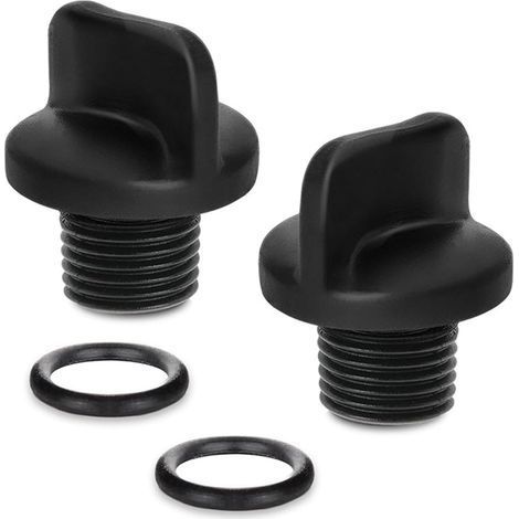 APEX Bouchon de tuyau de pompe de piscine en deux parties - bouchon de vidange pour chauffe-piscine et spa avec joint torique de rechange, compatible avec les pompes et systèmes de filtration.