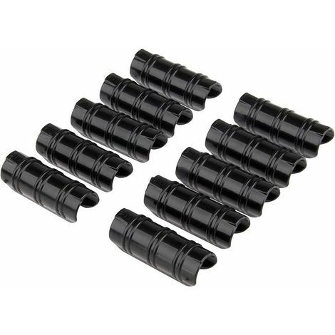 Clips para invernadero, abrazaderas para tuberías para asegurar cubiertas en invernaderos de jardín, películas, plantas, 20 unidades de 19 mm (1/5)