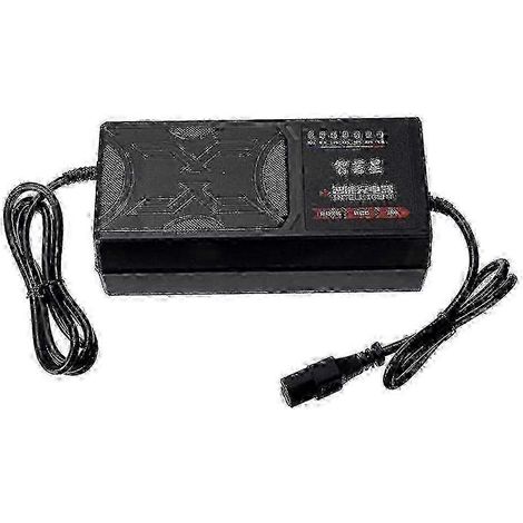 Chargeur pour véhicule électrique z 60 V 50 Ah, affichage à 7 voyants, indicateur de charge, protection contre les fuites de courant/charge complète (1/3)
