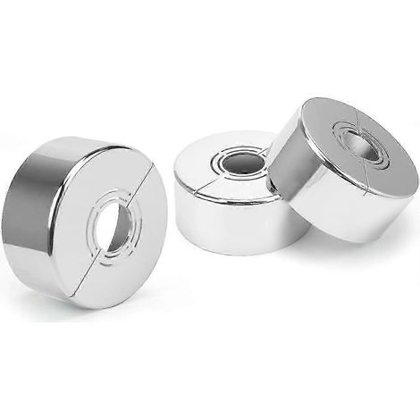 Rosaces pour cache de tuyau de robinet - 3 tailles 20, 25 et 33 mm, mitigeur de douche (1/5)