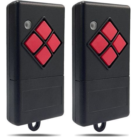 Lot de 2 émetteurs manuels pour porte de garage Dickert MAHS27-04, MAHS27-01, AHS27-02 Télécommande pour ouvre-porte de garage Beiyong 1 télécommande