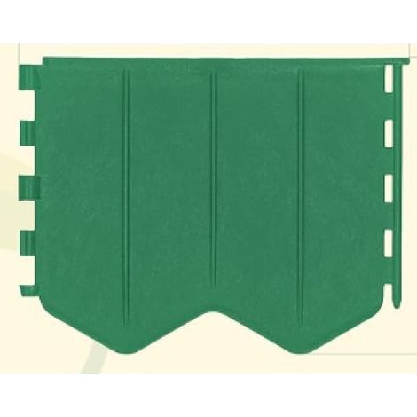 Bordure de pelouse Facile à Installer - en Plastique Vert - 5m - sans Creuser - Bordure de Parterre en Plastique recyclé - Flexible et Durable (1/5)