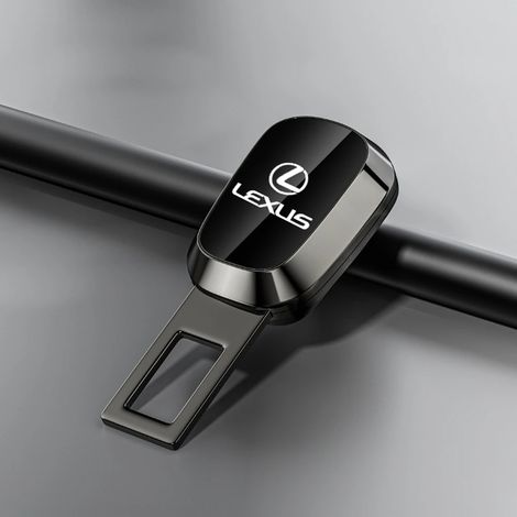 Einteiliger Sicherheitsgurtverlängerer – Verriegelungsschnalle für Rücksitz, Sicherheitsgurtverlängerer im Lexus-Stil, universelle Autobefestigung, Schwarz