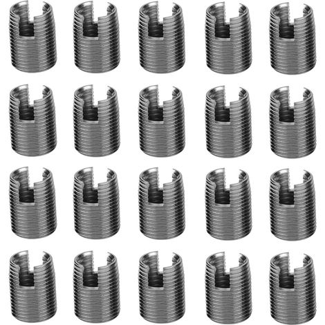 1 lot d'inserts filetés en acier inoxydable SUS303, type 3 trous, 302 pièces, vis autotaraudeuses (7) (1/5)