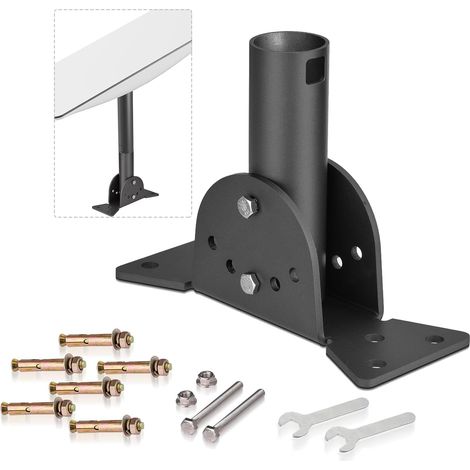 Support Robuste Plus Épais pour Antenne Parabole Gen2 V2 Kit Montage Poteau Mural Robuste avec Accessoires Support Angle Réglable (1/5)