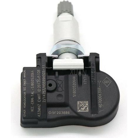 Capteur de pression des pneus CREA 407000435r Tpms pour Fluence Latitude 433mhz 40700-0435r (1/5)