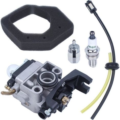 Carburateur compatible avec Husqvarna 324HDA 224L 324LDX 324RX 55X connecteur de filtre à air et à carburantee] (1/4)