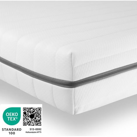 Matratze 140x220 H3 H4, SLEEPNEO, Höhe 15cm. 7 Zonen Matratze, Bequeme Kaltschaummatratze für jede Schlafposition