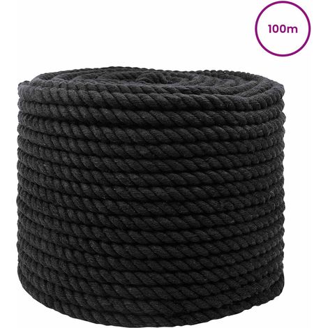 Corda Fune Nero 1 x 1 x 10000 cm Cotone (1/5)