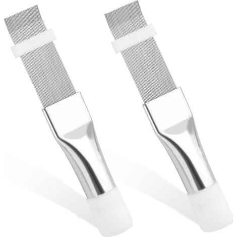 2pcs Peignes à Ailettes pour Climatiseur, Brosse de Nettoyage pour Radiateur Outil de Nettoyage pour Ailettes de Réfrigérateur pour Nettoyer Les Condenseurs Les Évaporateurs Les Climatiseurs (1/5)